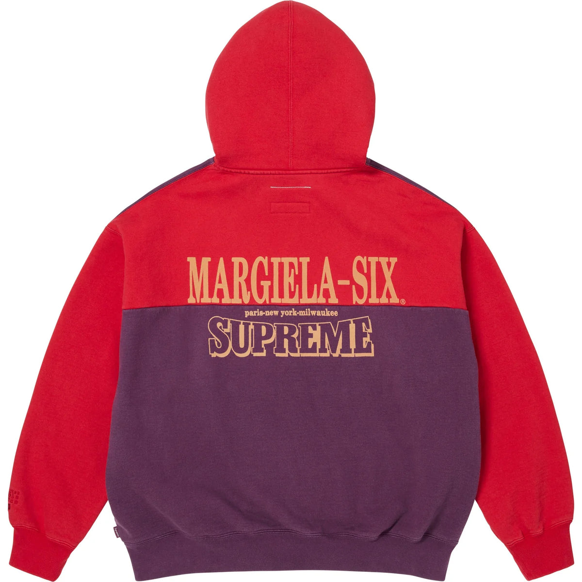 Supreme MM6 Maison Margiela Eagle Zip Up Hooded Sweatshirt Purple