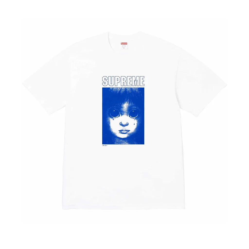 Supreme Margaret Keane Teardrop White Tee – Sneakers Depot Supreme Margaret Keane Teardrop White Tee – Sneakers Depot