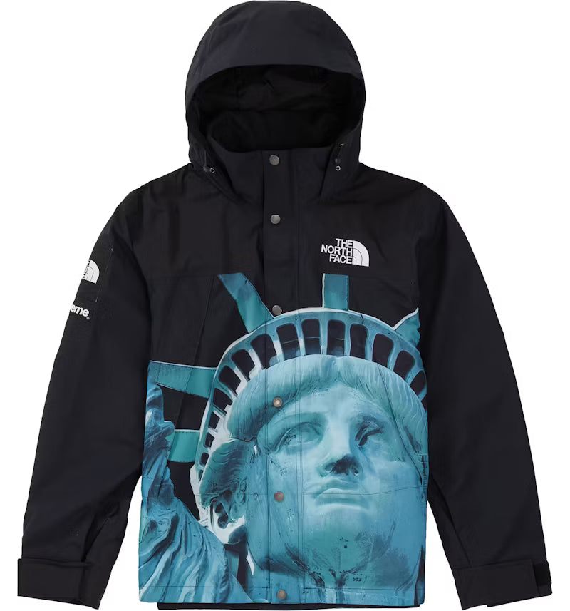 Supreme The North Face Statue of Liberty Mountain Jacket Black FW19