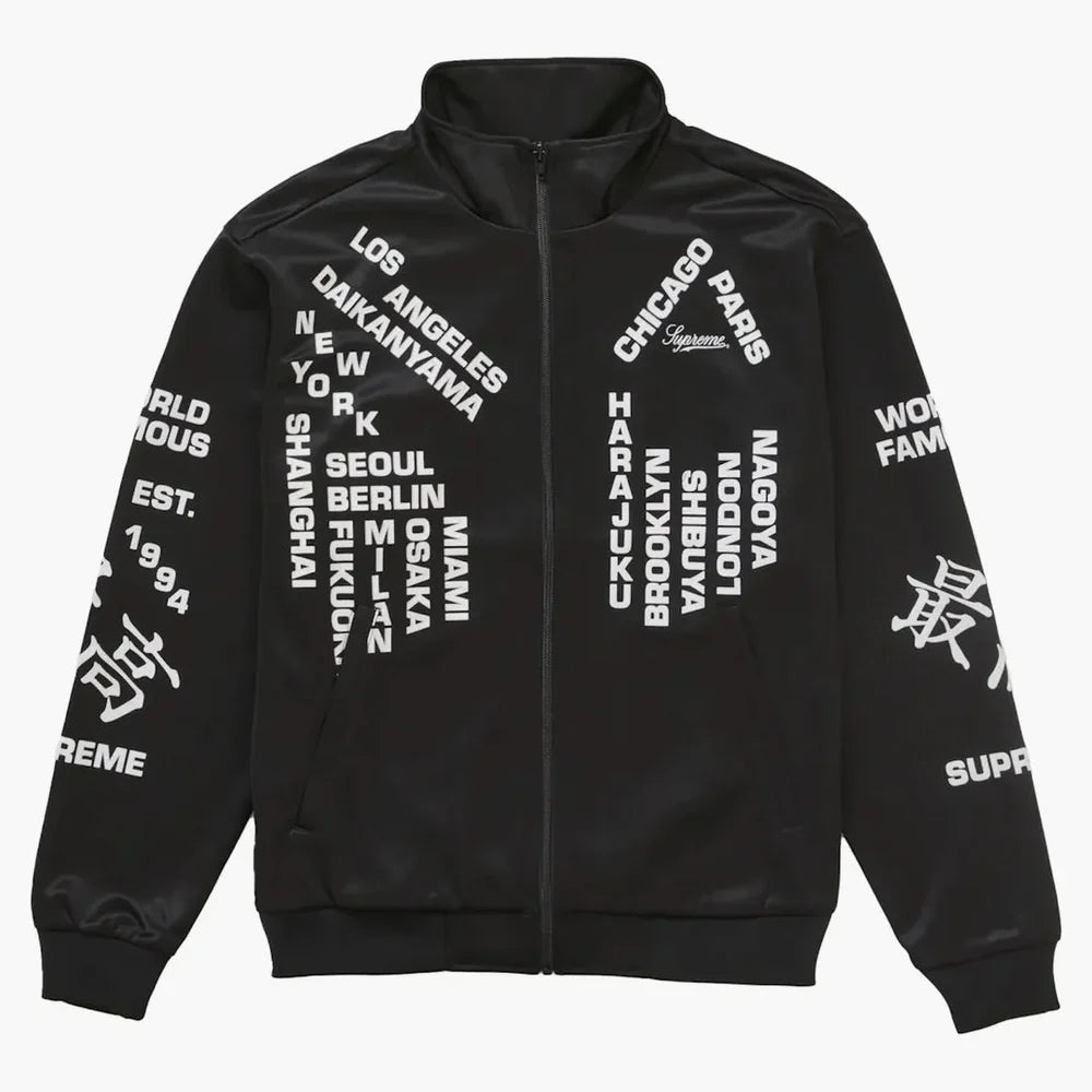 Supreme Worldwide Tricot Track Black
