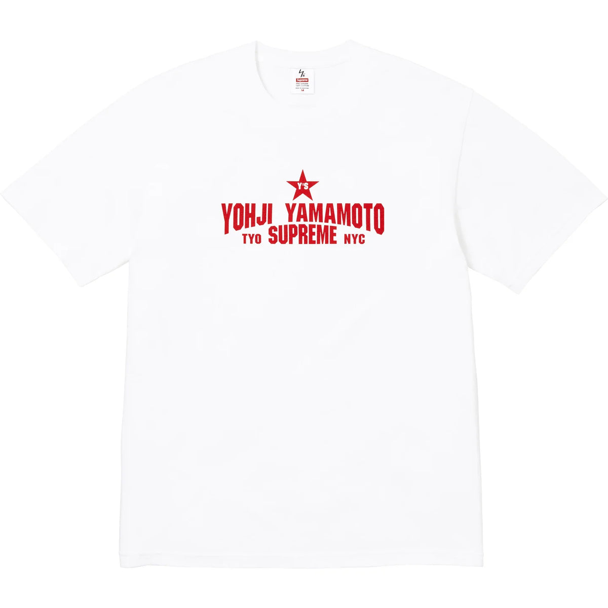 Supreme Y's Yohji Yamamoto Star Tee White