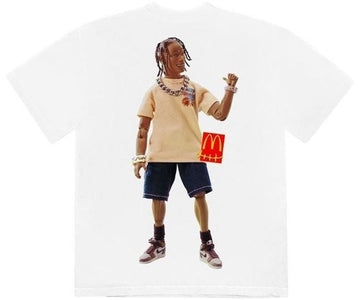 Travis Scott x McDonald's Action Figure Series Tee White