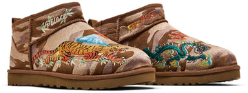 Palace x UGG Classic Ultra Mini Boot 'Chestnut Camo'