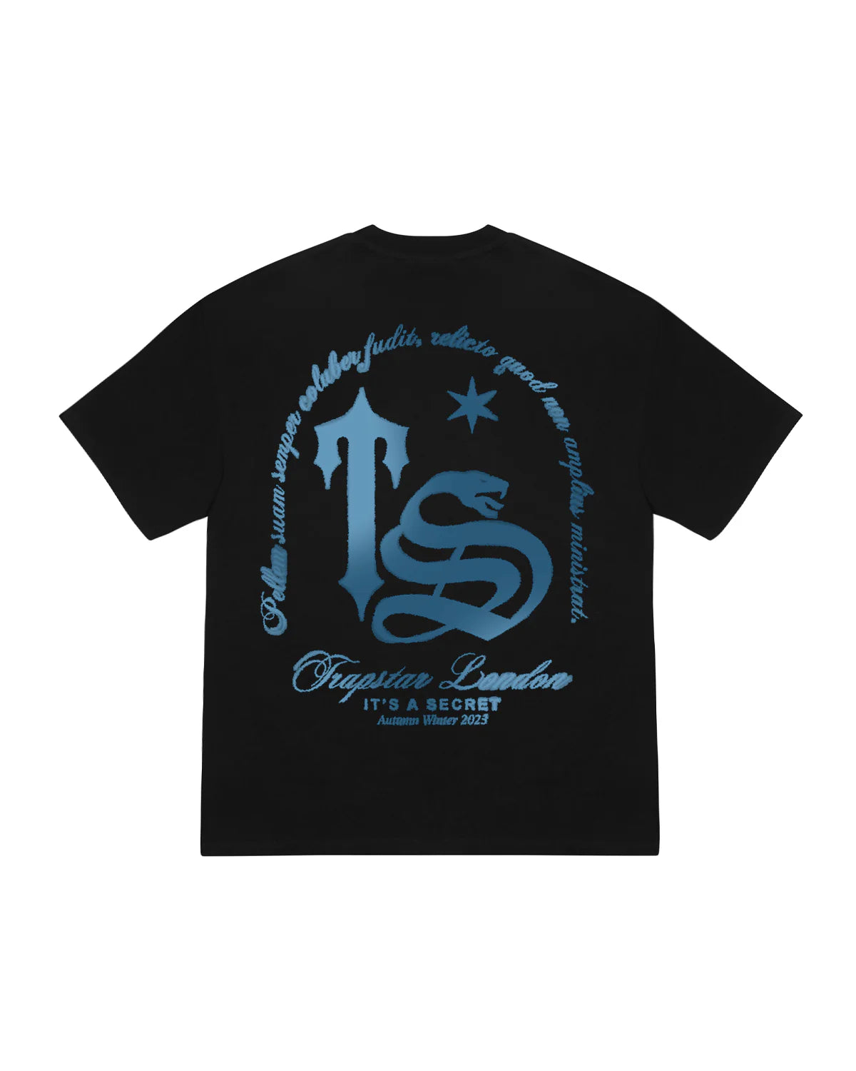 Trapstar Varsity Tee Black/Tie Dye