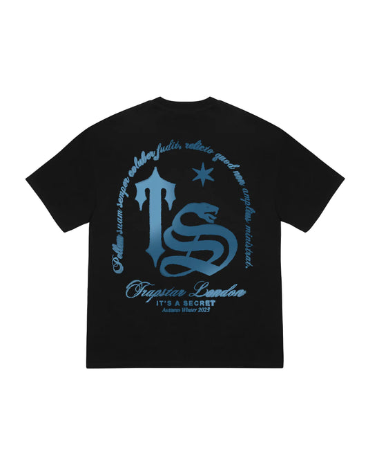Trapstar Varsity Tee Black/Tie Dye