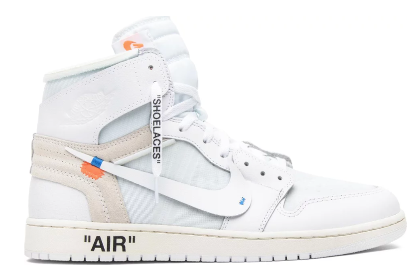 Air Jordan 1 Retro High x Off White NRG White Sneakers Depot