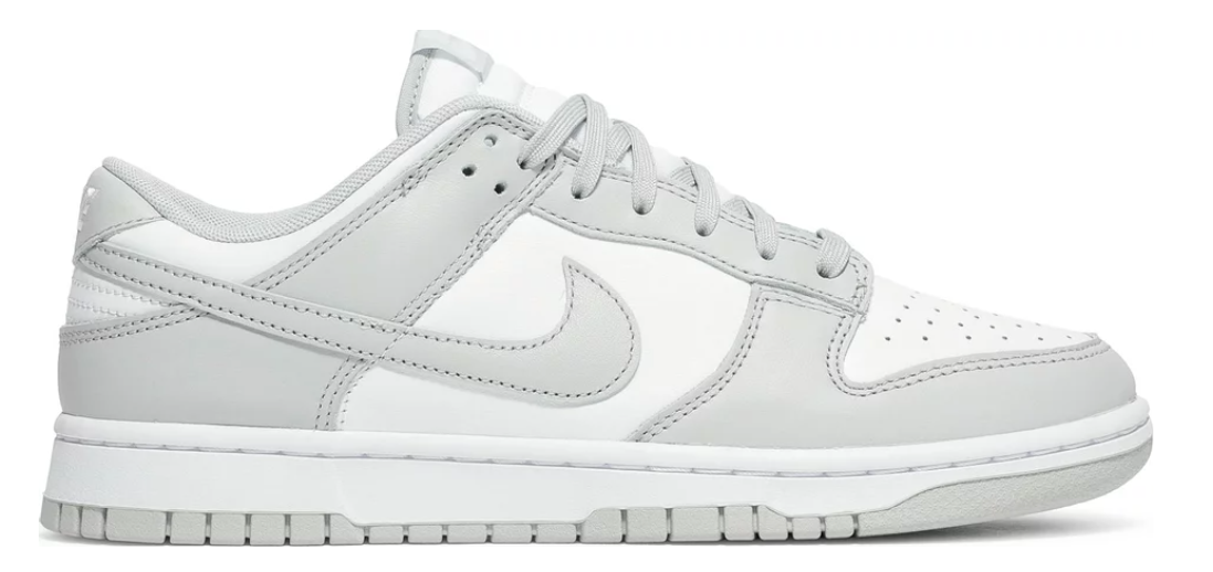 szare białe kremowe niskie buty nike dunk low grey fog