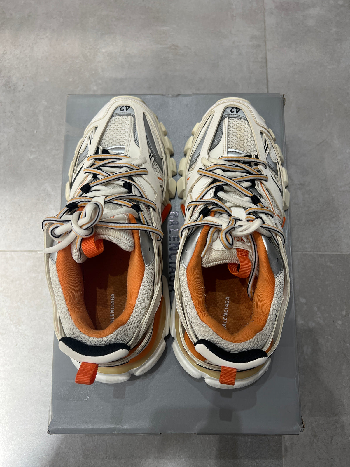 Balenciaga Track White Orange
