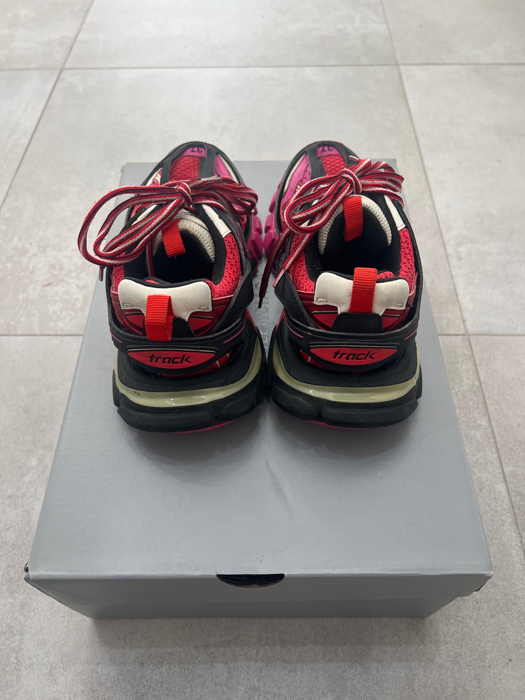 Balenciaga Track Pink/Red/Black