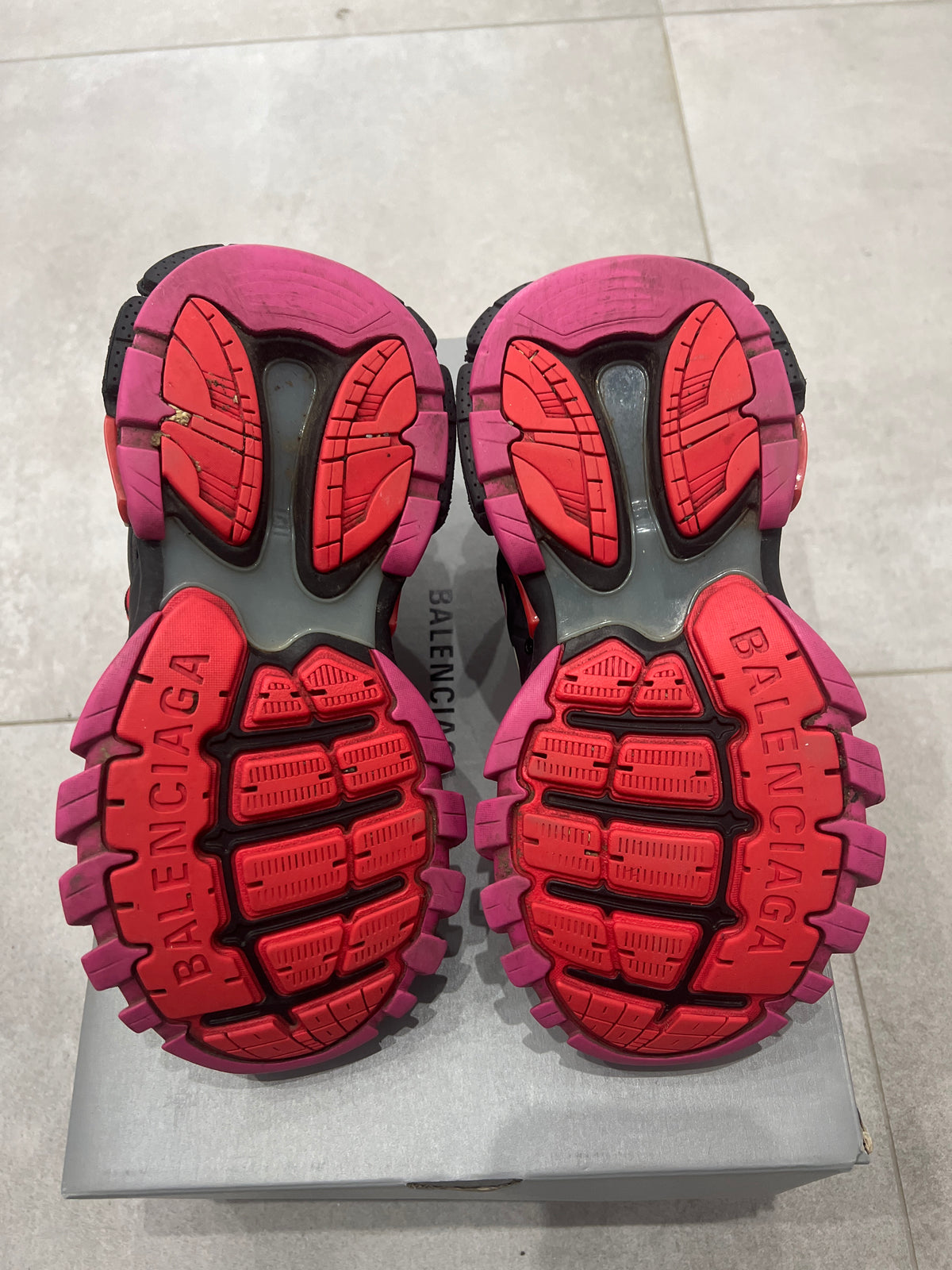 Balenciaga Track Pink/Red/Black