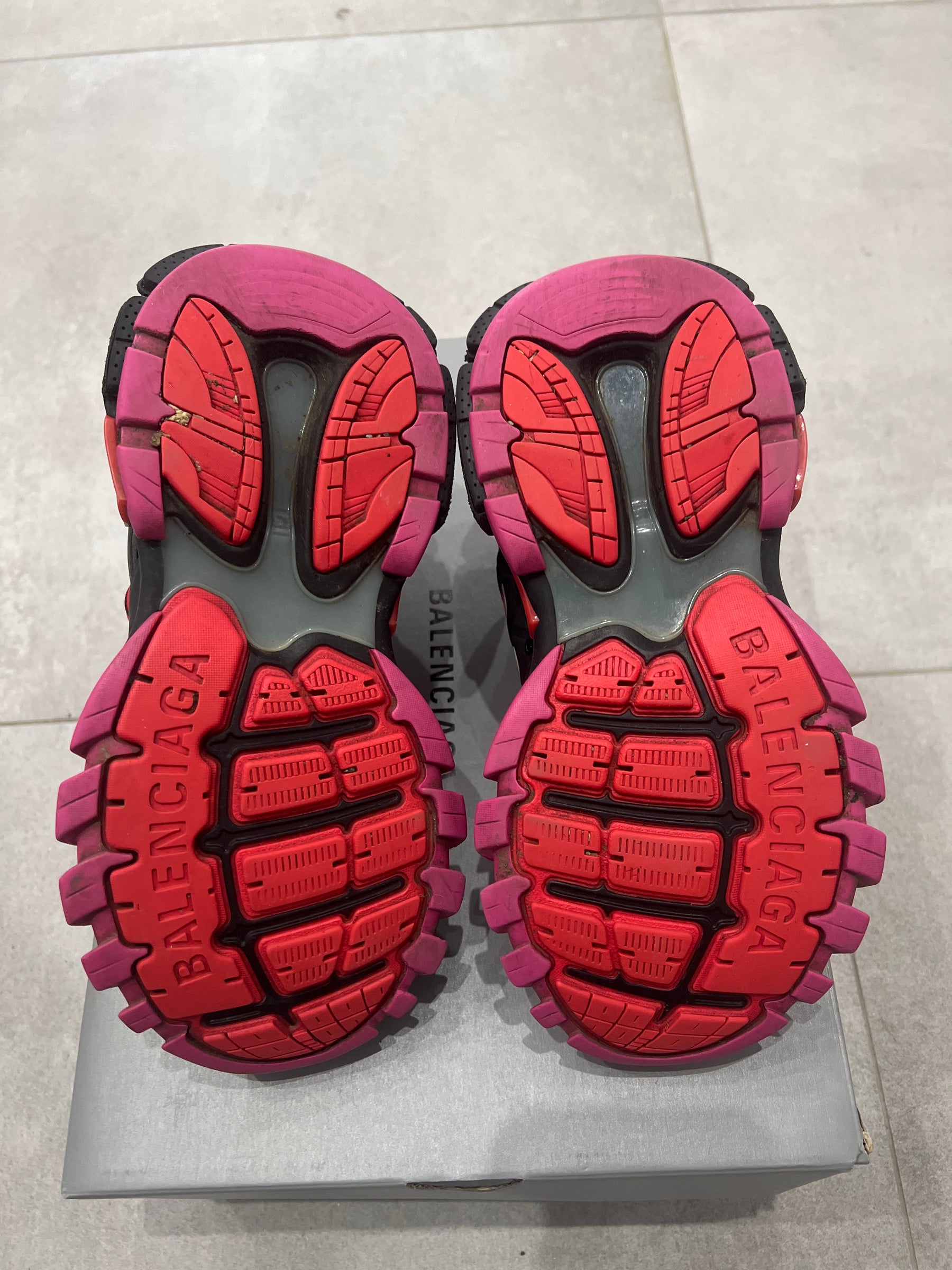 Balenciaga Track Pink/Red/Black