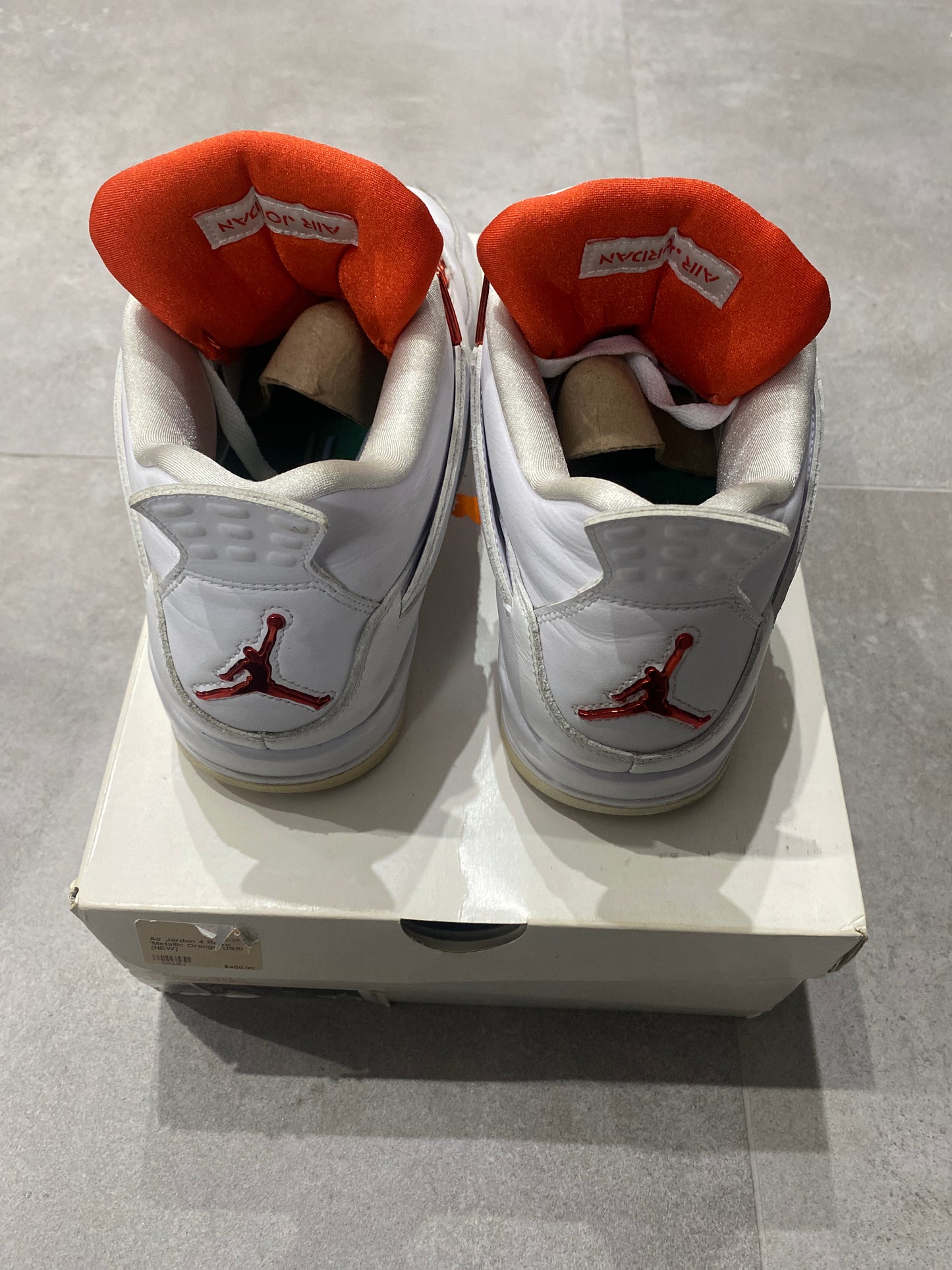 Air Jordan 4 Metallic Orange