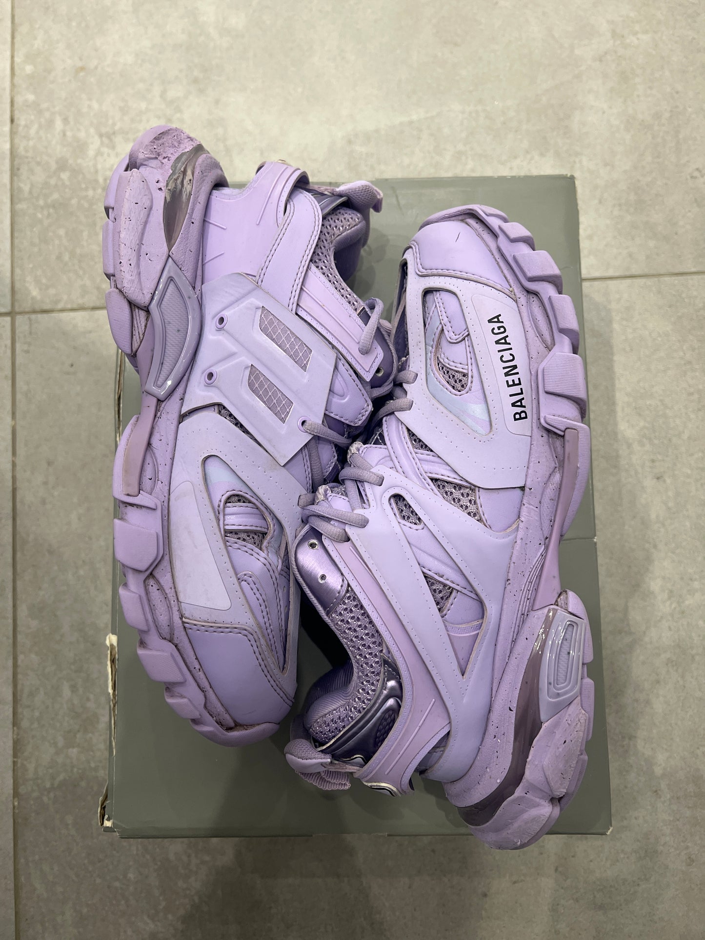 Balenciaga track Violet