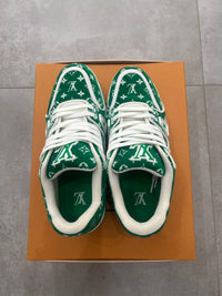 Louis Vuitton Trainer Green Textile