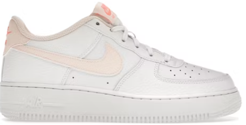 Nike Air Force 1 Low White Hyper Crimson (GS)