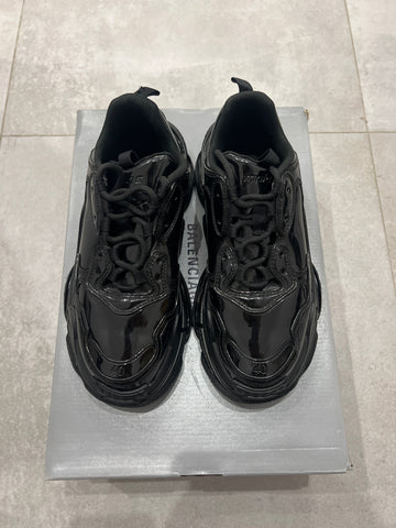 Balenciaga Triple S/3S Patent Black