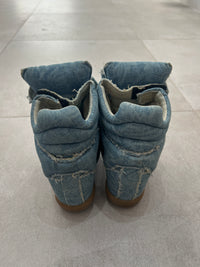 Isabel Marant Balesi Velcro Denim Sneaker