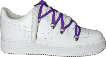 Nike Air Force 1 Low Rope & "Off White Violet Laces"
