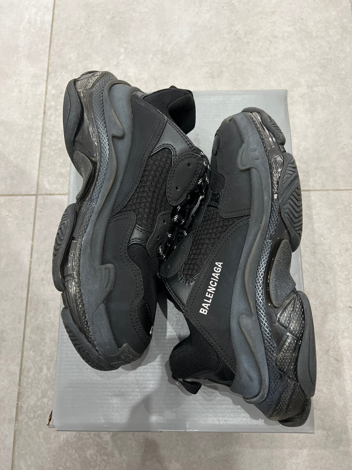 Balenciaga 3S Clearsole Black