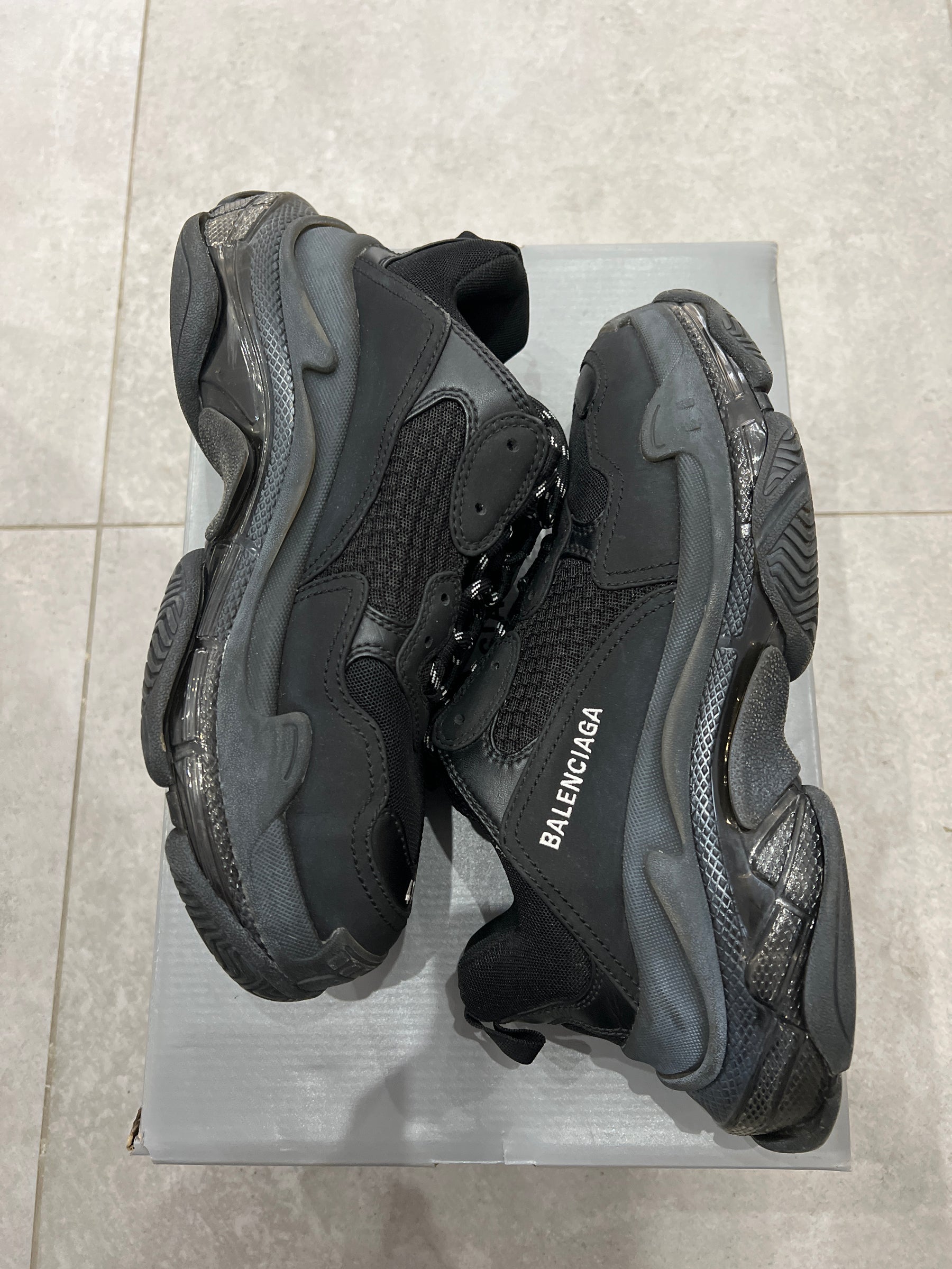 Balenciaga 3S Clearsole Black