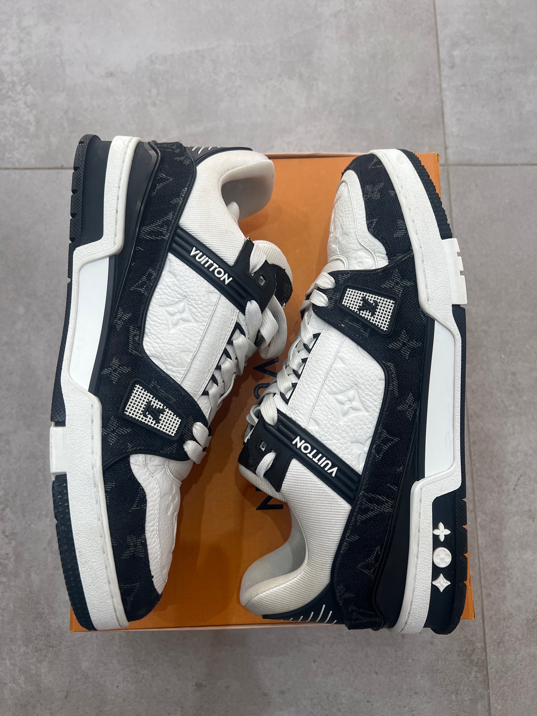 Louis Vuitton Denim Black Trainer