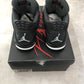 Jordan 4 Black Canvas