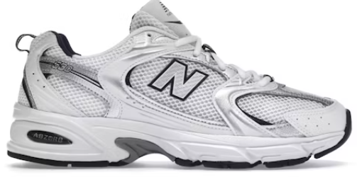 New Balance 530 White Silver Navy