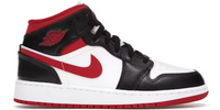 Air Jordan 1 Mid Gym Red Black White (GS)