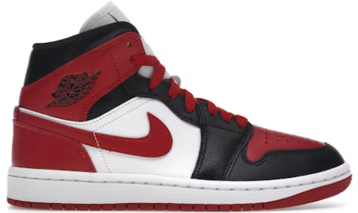 Air Jordan 1 Mid Alternate Bred Toe (Women's)