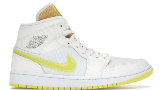Air Jordan 1 Mid SE Voltage Yellow (Women's)