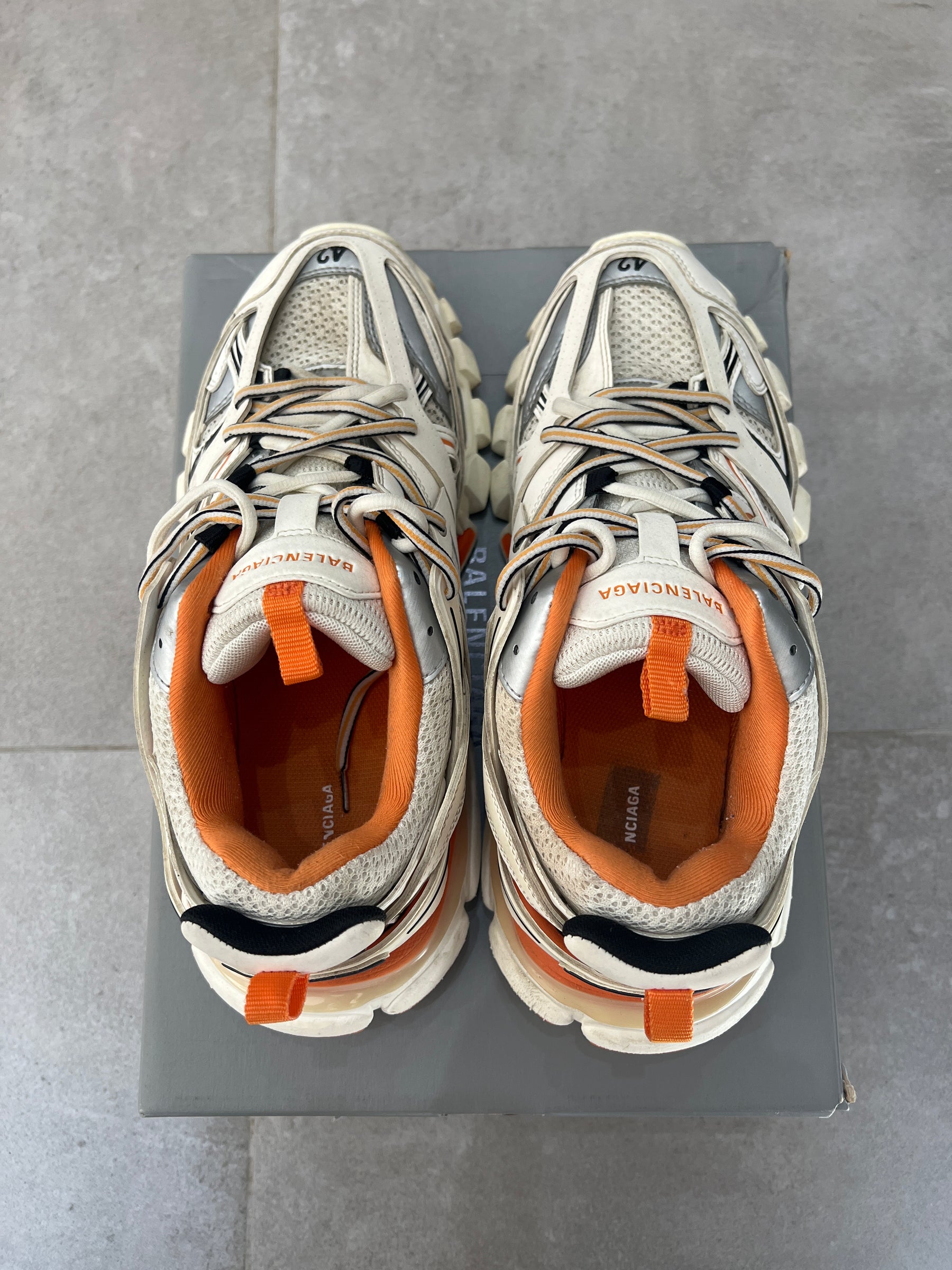 Balenciaga Track White-Orange