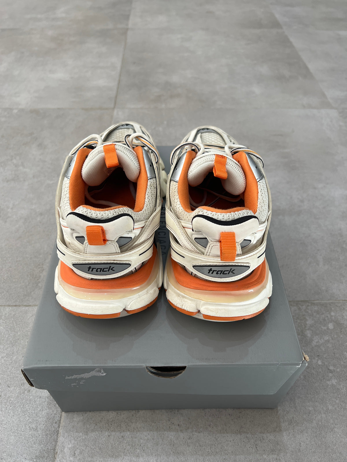 Balenciaga Track White-Orange