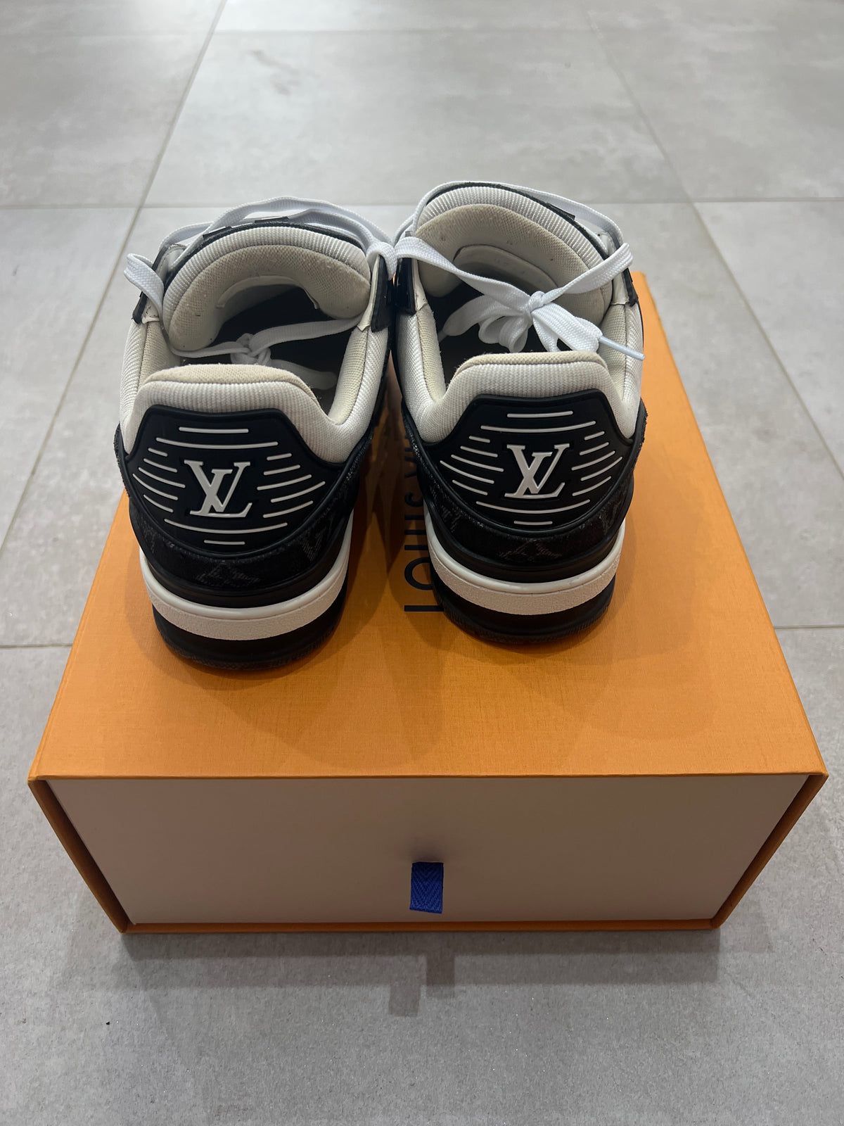 Louis Vuitton Denim Black Trainer