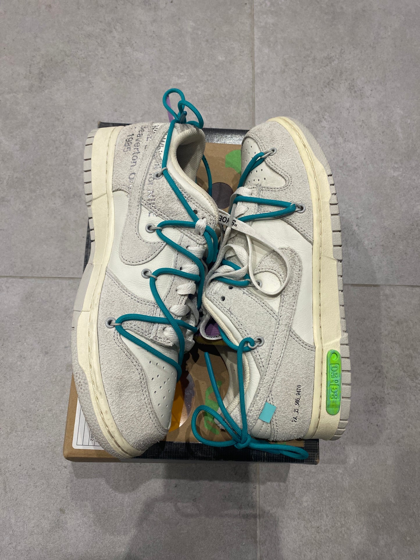 Nike Dunk x Off-White Lot 36