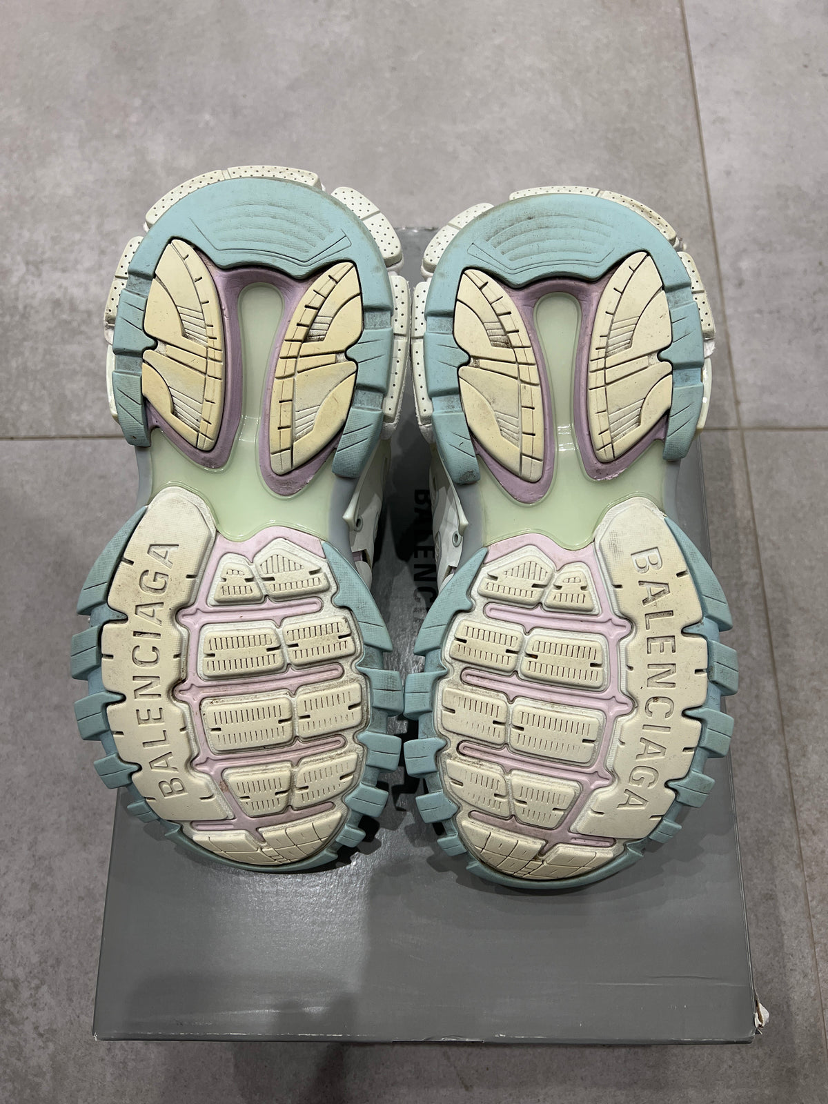 Balenciaga Track Pastel White