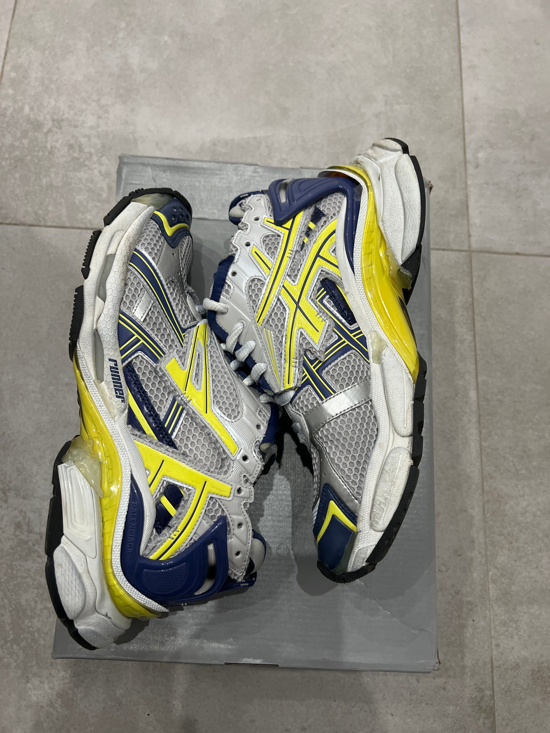 Balenciaga Runner Grey/Yellow/Navy