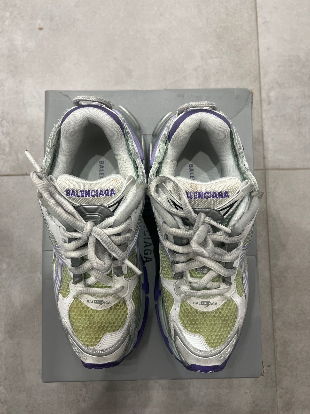 Balenciaga Runner Violet/Silver/Olive