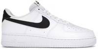 Nike Air Force 1 Low '07 White Black Pebbled Leather
