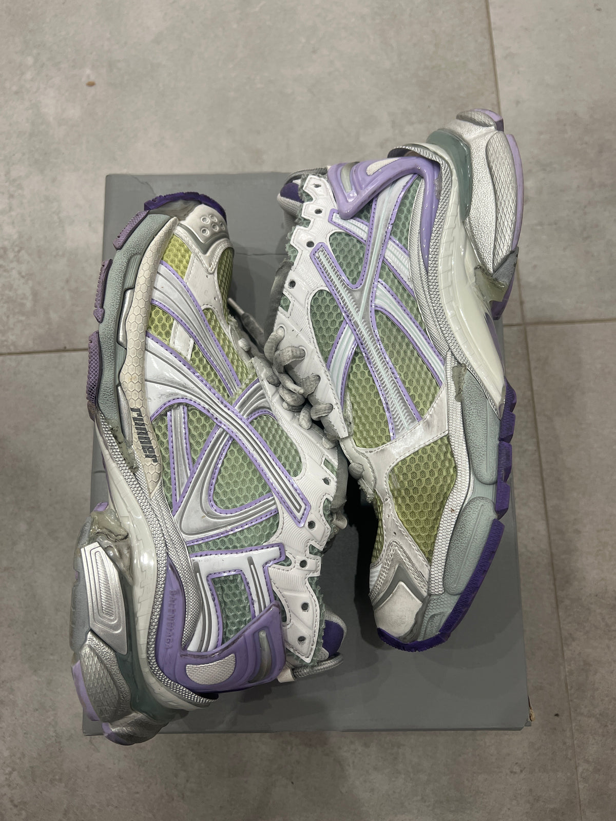Balenciaga Runner Violet/Silver/Olive