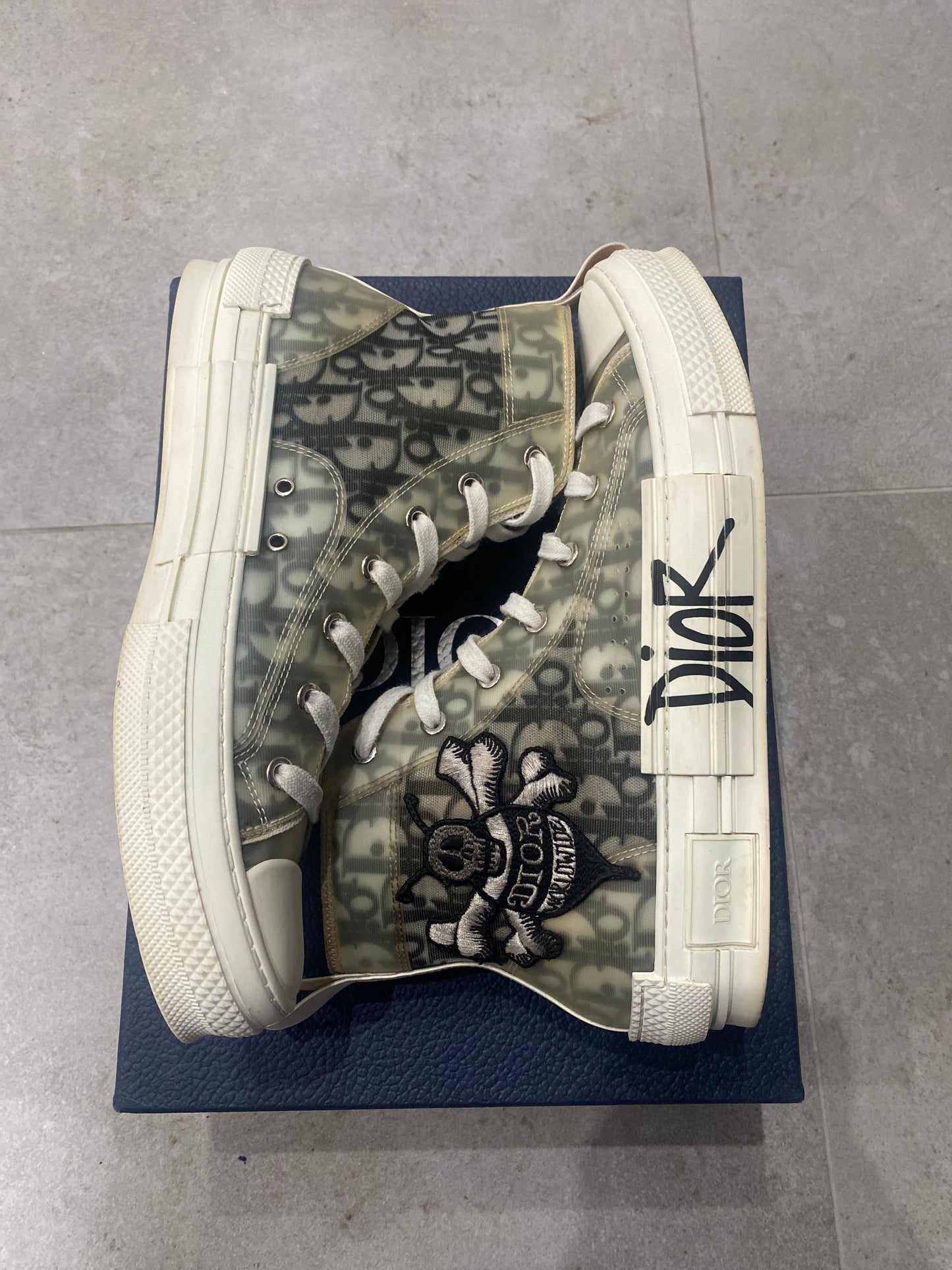 Dior B23 Bee Sneakers x Stussy