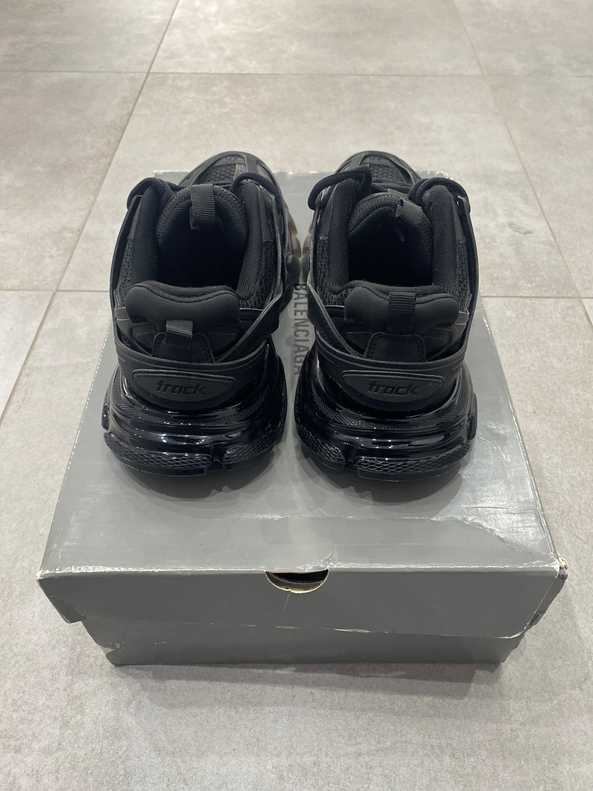 Balenciaga Track Clear Sole Black