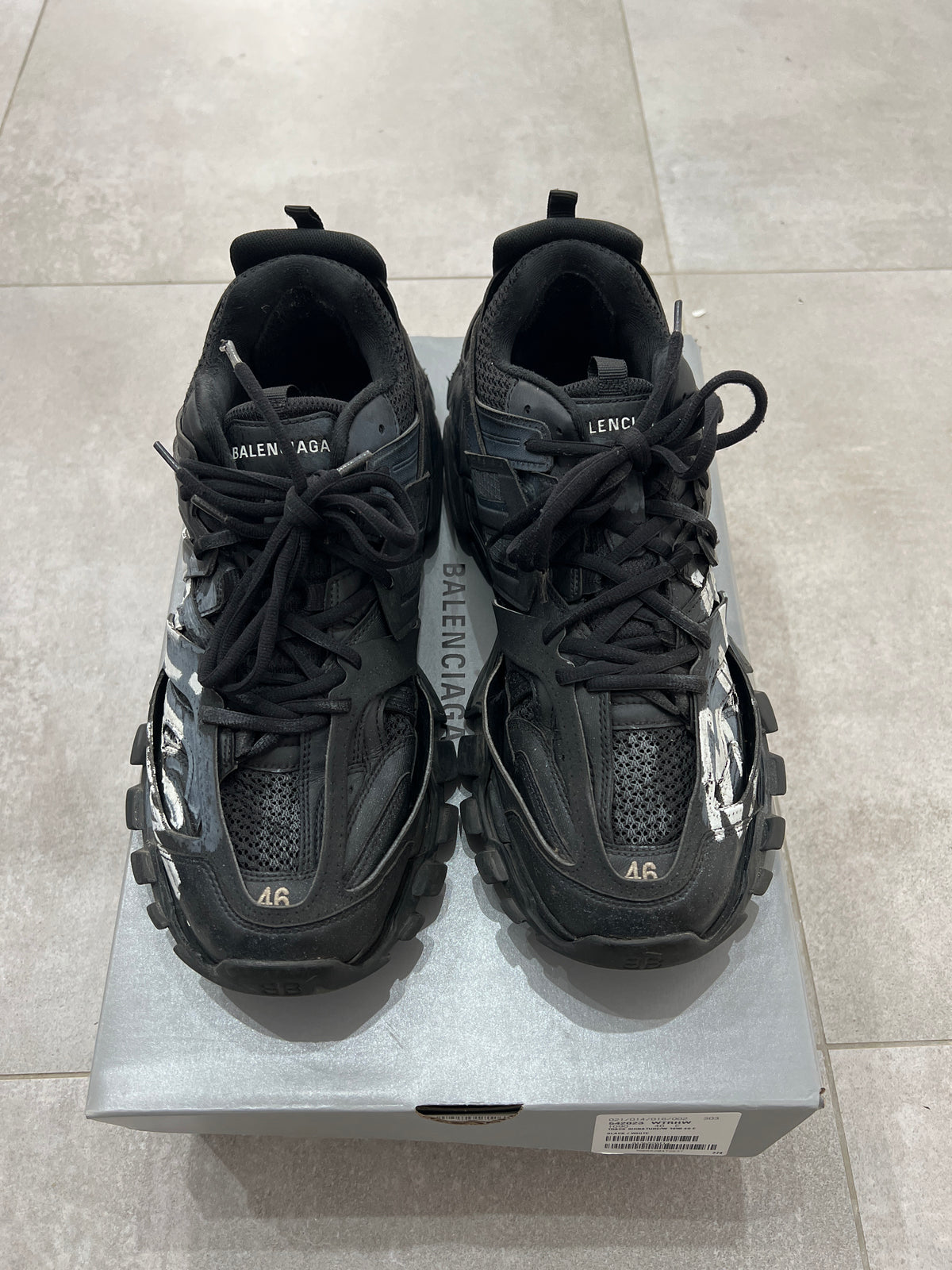 Balenciaga Track Signature Black