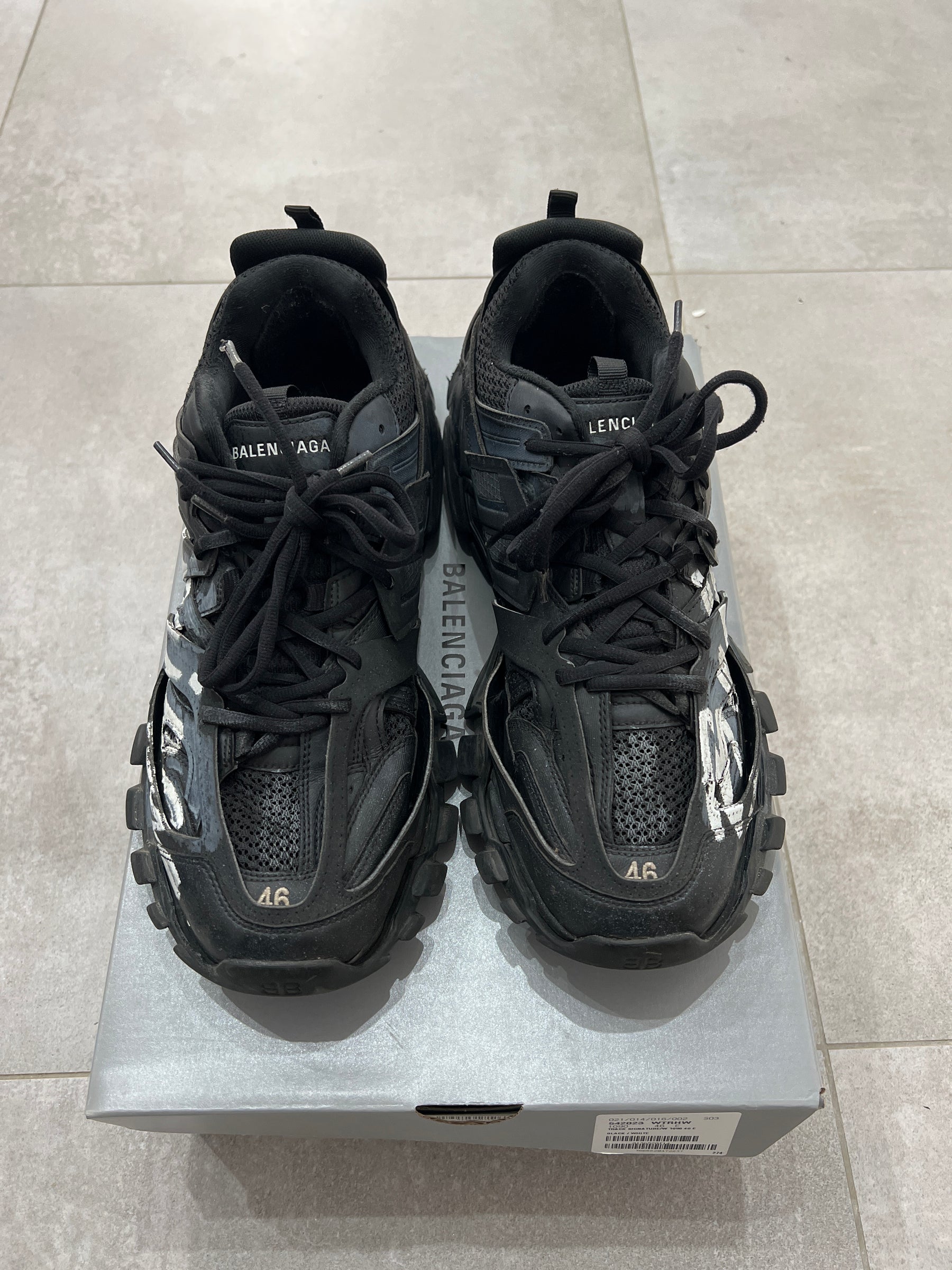 Balenciaga Track Signature Black