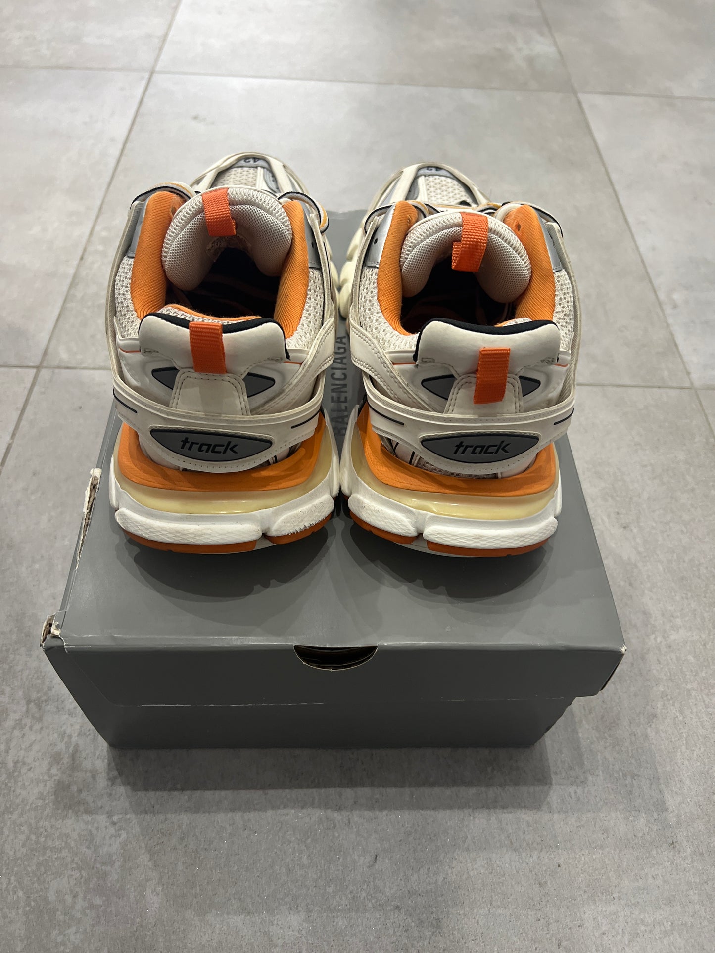 Balenciaga Track White/Orange