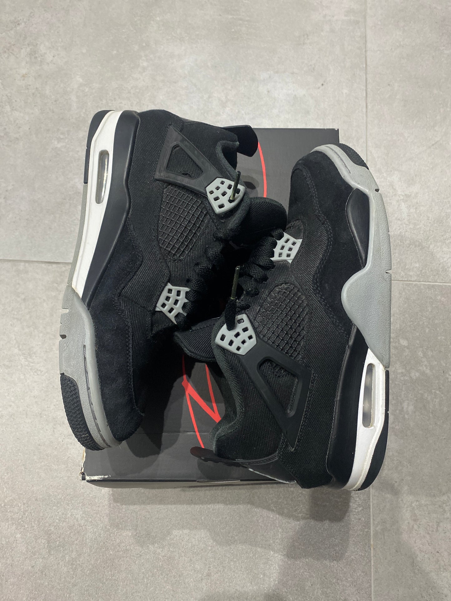 Jordan 4 Black Canvas