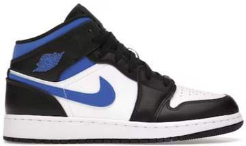 Jordan 1 Mid White Black Racer Blue (GS)