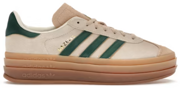adidas Gazelle Bold Magic Beige Collegiate Green