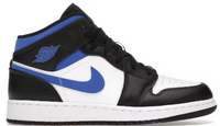 Jordan 1 Mid White Black Racer Blue