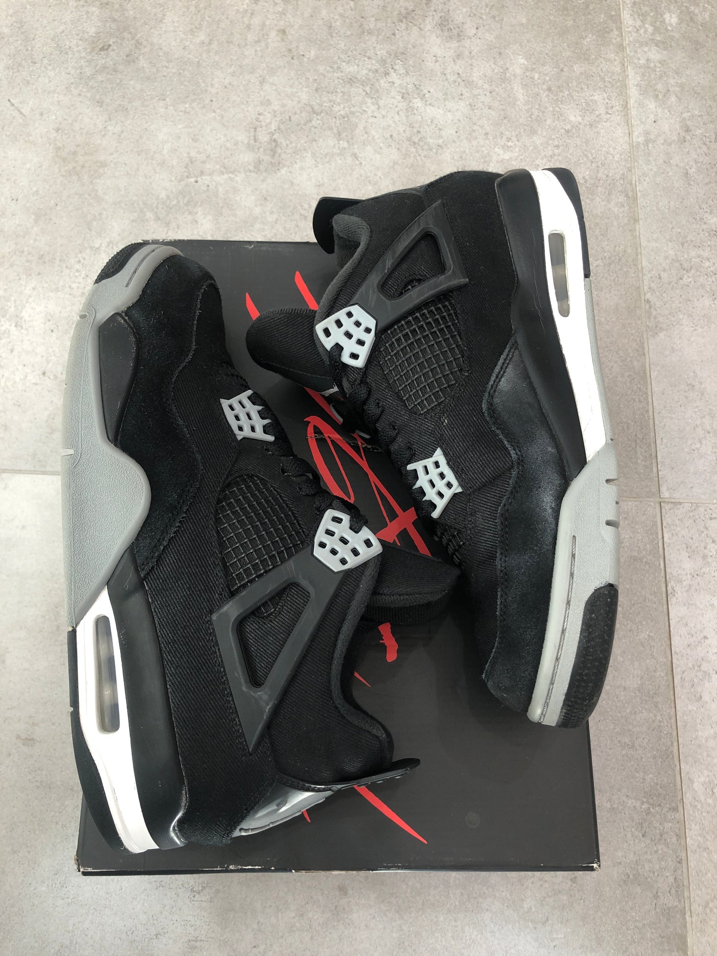 Jordan 4 Black Canvas