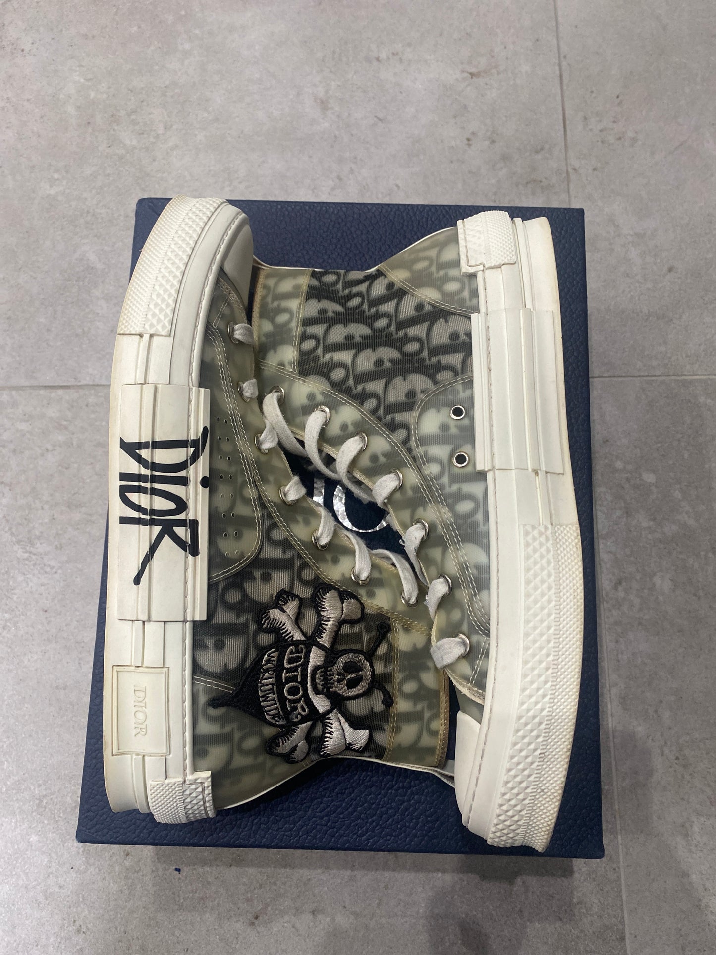 Dior B23 Bee Sneakers x Stussy